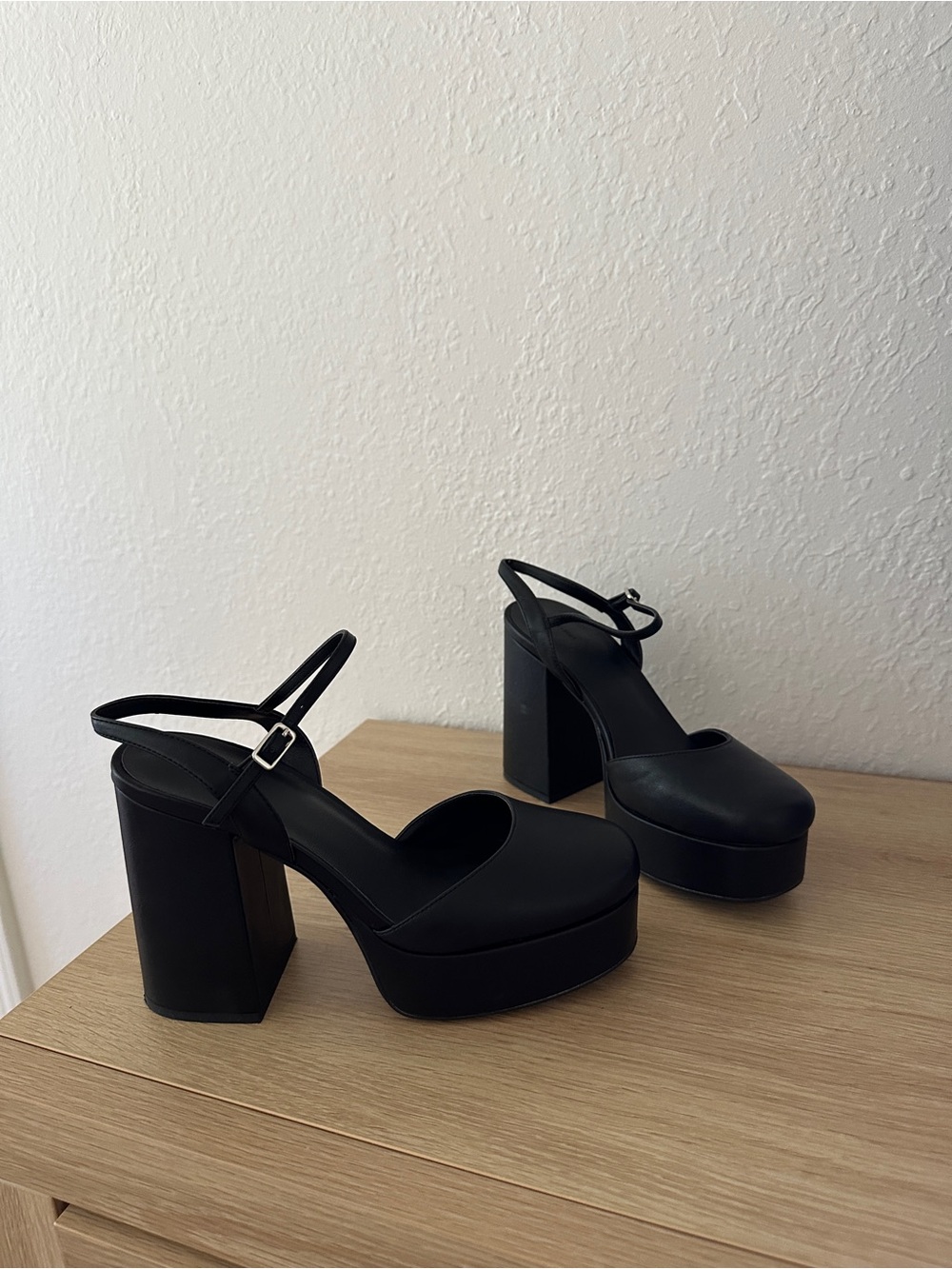 Oak+Fort Mary Jane Black Hills Chunky heel US 8